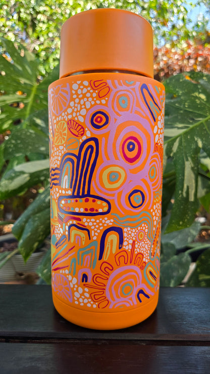 1L Water Bottle from KingKing Black