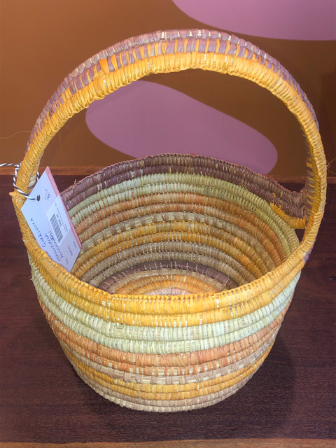 Large Pandanus Basket #2 by Belinda Gurriniya