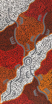 Wardapi Jukurrpa (Goanna Dreaming) - Yarripilangu by Sebastian Japanangka Williams