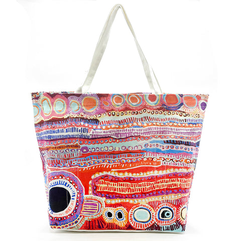 Big Tote Bag featuring Two Dogs Dreaming by Murdie Morris