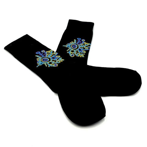 Theo Hudson Cotton Socks – One size (fits most adults)