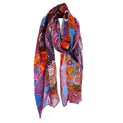 Summer Scarf featuring Seven Sisters by Andrea Mimpitja Adamson