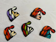 Jacinta Numina Assorted Hand Painted Bush Medicine Leaves Christmas Decorations