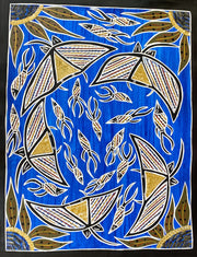 Manta Rays by Christine Burarrwanga
