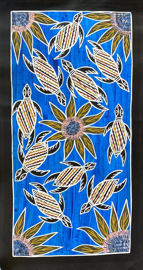 Sea Turtles by Christine Burarrwanga