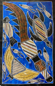 Baru (Blue) by Bianca Ganambarr