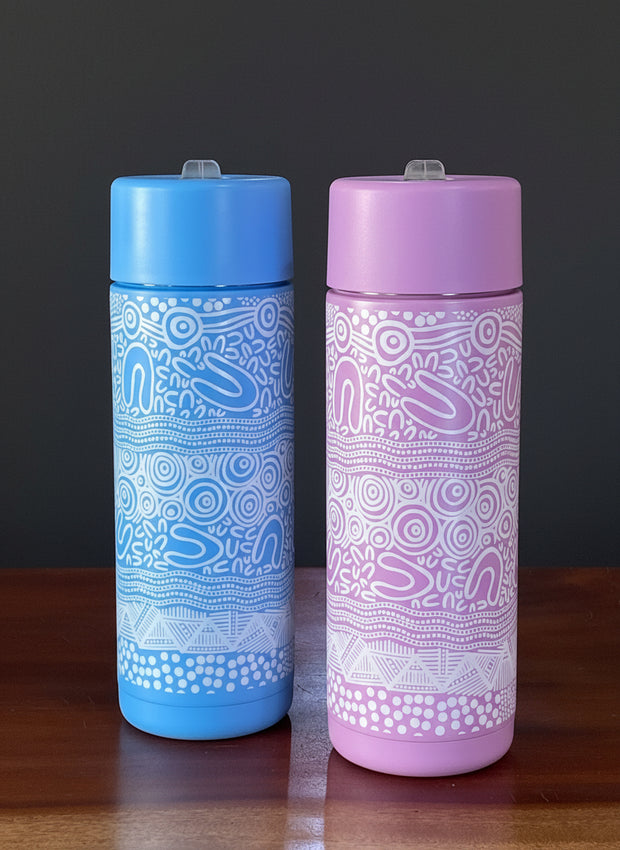 590ml Water Bottle from KingKing Light Blue