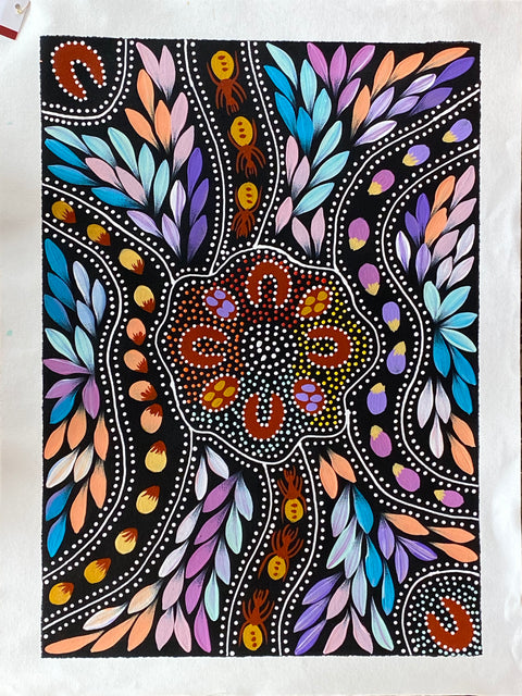 Women Hunting Honey Ants, Bush Tomato and Bush Medicine Leaves by Jacinta Numina #246