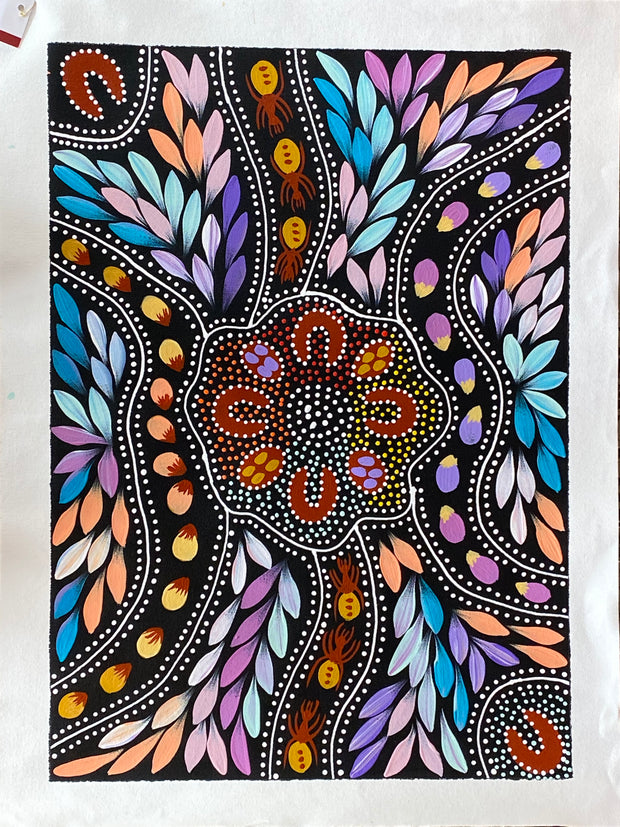 Women Hunting Honey Ants, Bush Tomato and Bush Medicine Leaves by Jacinta Numina #246