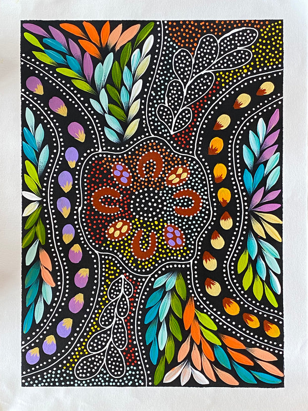 Women Hunting Bush Tomato, Bush Plum and Bush Medicine Leaves by Jacinta Numina #247