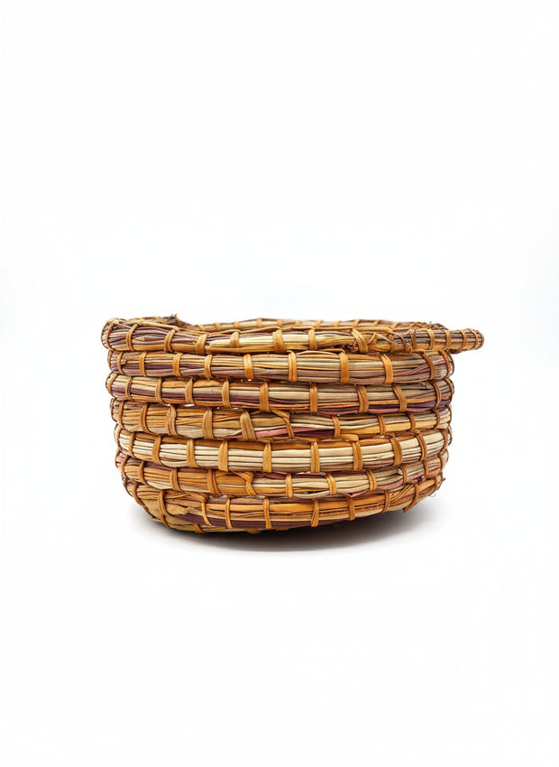 Pandanus Basket by Megan Munyarryun (with Handles)
