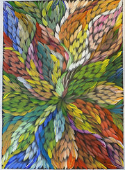 Bush Medicine Leaves Painting by Caroline Numina #005
