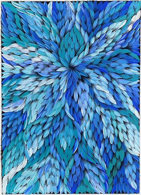 Bush Medicine Leaves Painting by Caroline Numina #007