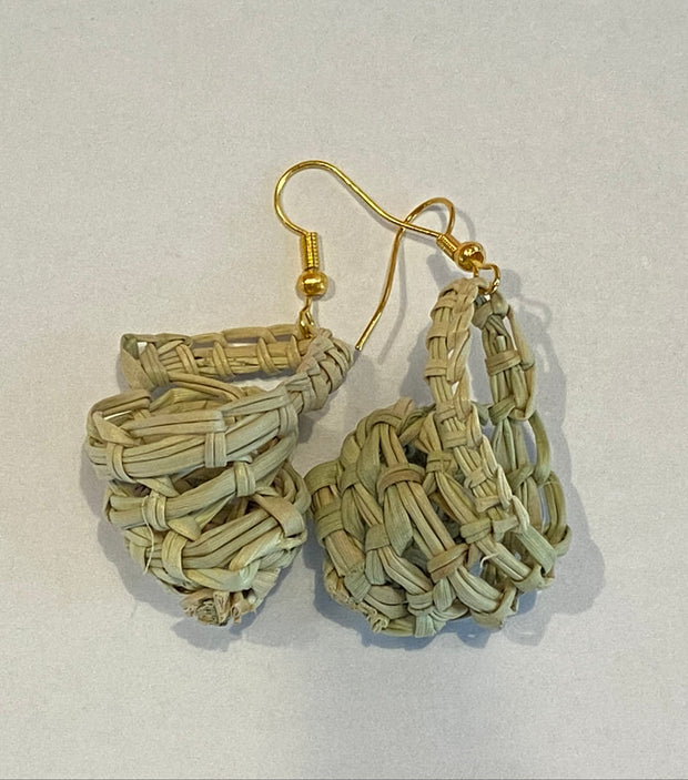 Pandanus Basket Earrings by Megan Munyarryun