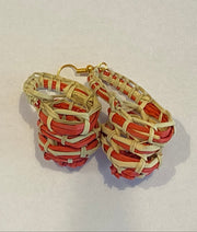 Pandanus Basket Earrings by Megan Munyarryun