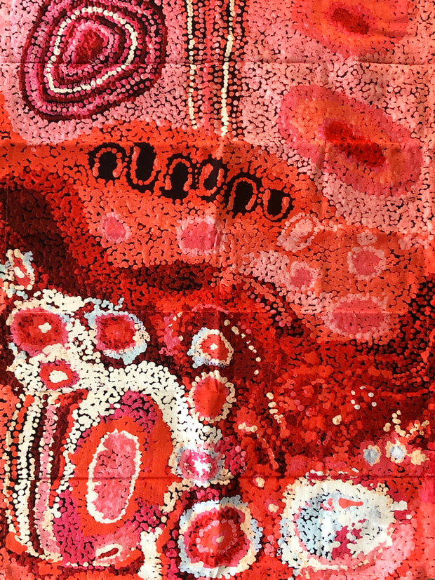 Seven Sisters (Red) Tea Towel by Andrea Adamson