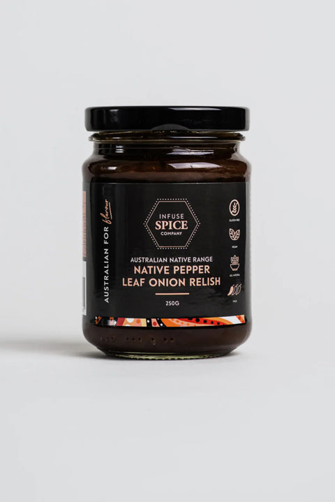 Infuse Spice Native Pepper Leaf Onion Relish 250g