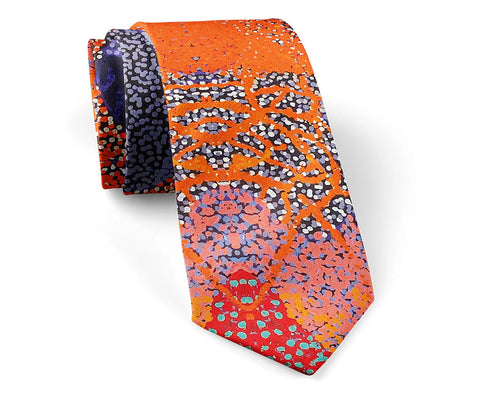 Steven Jupurrurla Nelson Silk Tie Set from Alperstein Designs