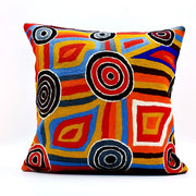Mary Napangardi Brown Cushion Cover 40cm