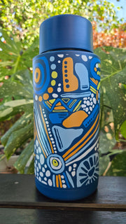 1L Water Bottle from KingKing Black