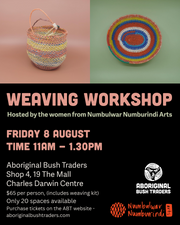 Weaving Workshop Hosted by the Women from Numbulwar Numburindi Arts