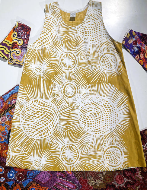 XL Aline Dress Mats Merrepen Arts by Secret Platypus – Aboriginal Bush ...