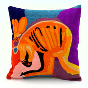 Better World Art Cushion Cover Kangaroo 40cm Featuring Art By Karen Napaljarri Barnes
