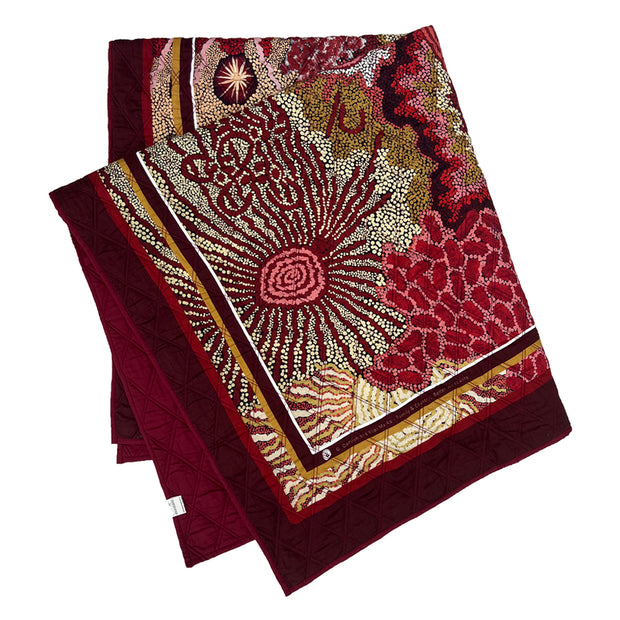 Damien & Yilpi marks Large Quilted Blanket Various Designs By Better World Arts