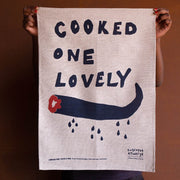 Cooked One Lovely Tea Towel By Tangentyere Artists