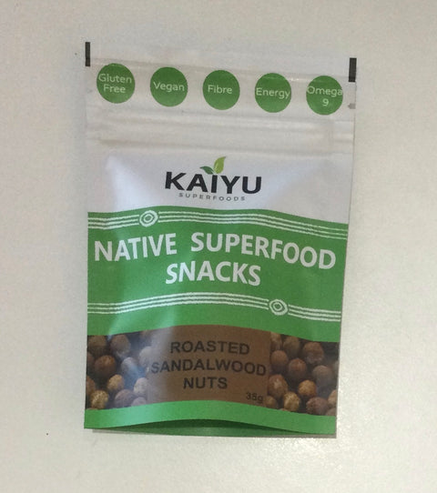 Sandalwood Nuts Roasted 35g Native Superfood Snacks
