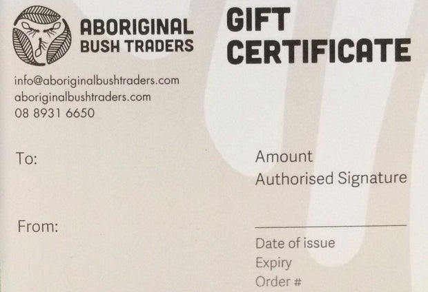 Gift Card Certificate