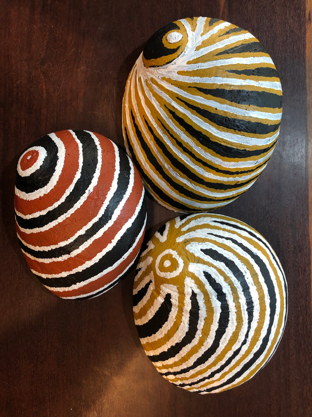 Decorated Abalone Shell By Wayne Pellagreen