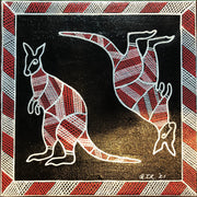 Two Kangaroos By Thomas Russell