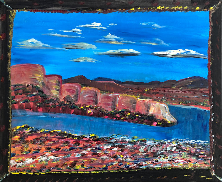 Jaaru China Wall By Rod Taylor – Aboriginal Bush Traders