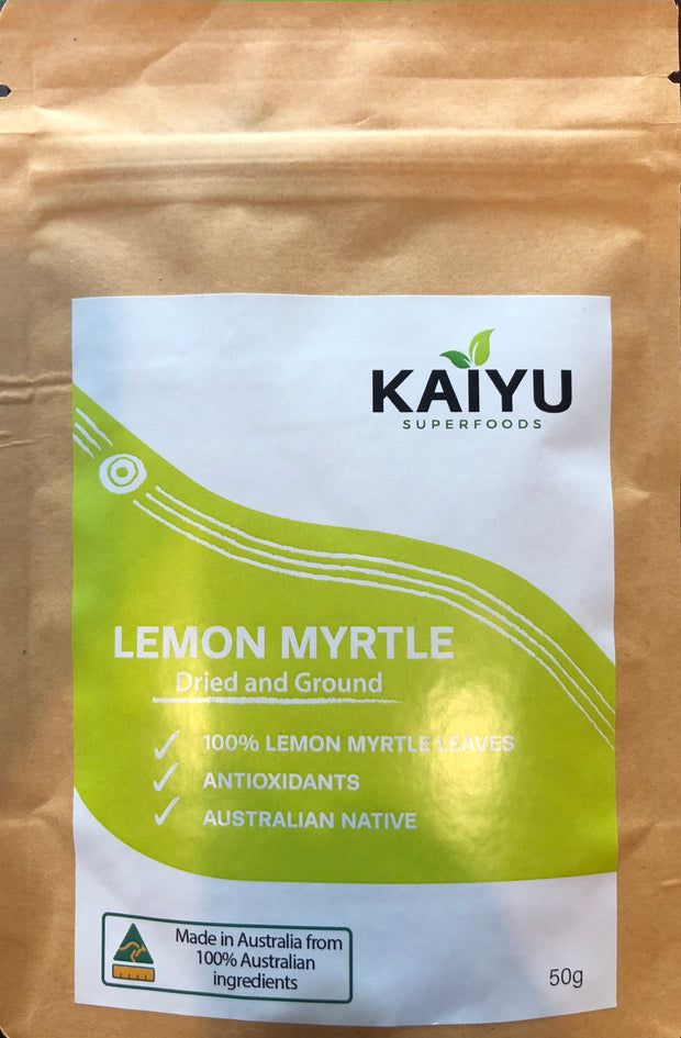 Kaiyu Superfoods - Lemon Myrtle Dried And Ground 50g