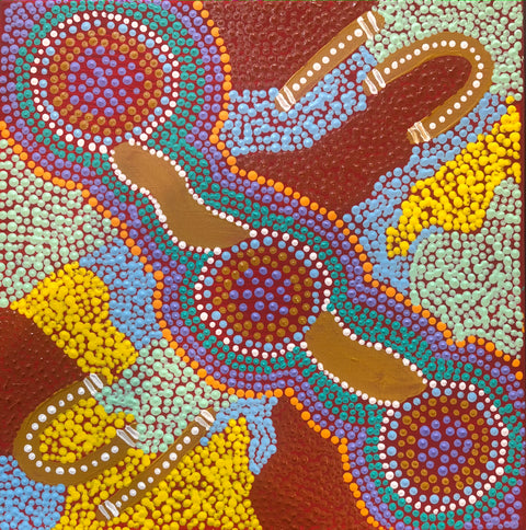 Two Women Sitting On Country By Itumathunga Randall