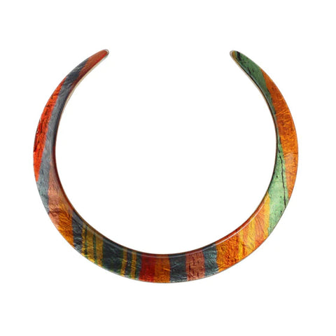 Judy Bright Colors Adjustable Fitted Necklace - D355 Small