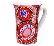 Pink Murdie Morris V Shape Mug By Alperstein Designs