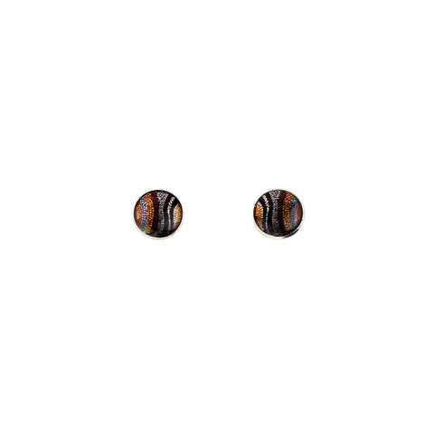 Otto Star Orange Stud Earrings Sd192