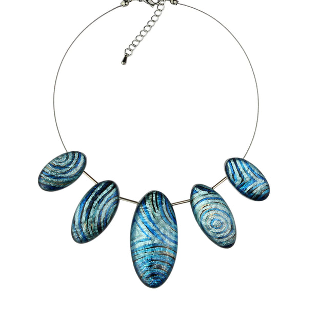 Pauline Gallagher Mina Blue Adjustable Necklace - Sd056