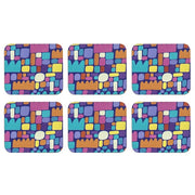 Puli Puli Coaster 6 Pack (Purple)