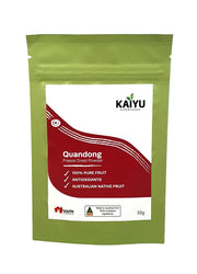Quandongs have an outstanding antioxidant capacity. They are also a good source of protein, folate, iron, magnesium, zinc, Vitamin E and Vitamin C (for more nutritional information see RIRDC).