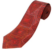 Alperstein Designs Silk Tie Featuring Art By Gloria Napangardi Gill
