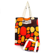 Better World Arts Digital Foldable Cotton Bag 34.5 X 41cm Featuring Art By Keturah Nangala Zimran