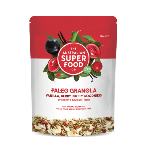 Granola - Vanilla Berry Nutty Goodness 320g By The Australian Superfood Co