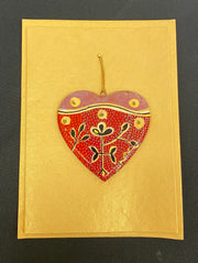 Bush Medicine Plants by Rosie Ngwarrin Ross Heart Gift Card