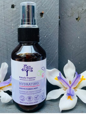 Enriched with Vitamin C from wild harvested Quandong and Kakadu Plum, this gorgeous hydrating native toning mist is instant freshness in a bottle.